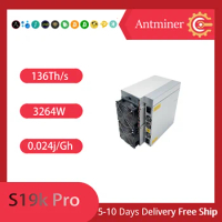Antminer S19k pro 136T S19/S21Hyd/S19PRO /E9 Bitcoin Mining Machine Free to Ship