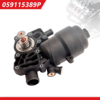 CJ7F 1 ชิ้น 059115389P 059115389G 059115389K ตัวกรองน้ำมันเครื่อง 3.0L TDI V6 สำหรับ Audi A6 Quattro