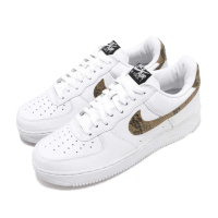 【NIKE 耐吉】休閒鞋 Air Force 1 Low Retro PRM QS 男鞋 白 棕 蛇紋 AF1(AO1635-100)