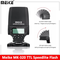 Meike MK320 TTL Speedlite Flash for Nikon Sony Fujifilm Olympus Panasonic Canon EOS 850D 800D 760D 750D 650D 600D 7D II 1100D