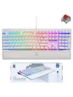 คีย์บอร์ดเกมส์ (White/Red SW) รุ่น X30 WHITE (RED SW)