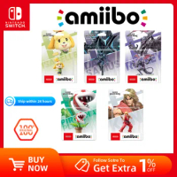 Nintendo Switch Amiibo - Super Smash Bros. Series -Isabelle， Ken ，Plranha Plant ，RIDLEY ， DARK SAMUS - for Switch OLED