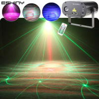 R&G Laser Star 16 48 Patterns RGB LED Aurora Galaxy Sky DJ Disco Light Party Christmas Decoration Ho