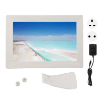 10 Inch WiFi Digital Picture Frame IPS Touch Screen Easy Setup to Share Photos Videos Smart Photo Frame with 16GB Storage