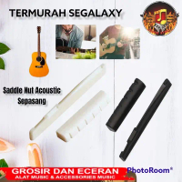 (BISA COD) Saddle Nut Gitar Acoustic Folk Sepasang / 2pcs  Gitar Nut Gitar