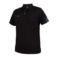 【MIZUNO 美津濃】男短袖POLO衫 -台灣製 吸濕排汗 抗UV 休閒(32TAC01509)