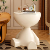 {MOHD}  Bedroom Nightstand Side Table Round Coffee Table Small Tea Table Sofa Side Small Table Stora