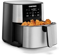 Air Fryer 8 Qt | TurboFry® 4-in-1 with 450°F Hi-Fry Option for Crispier Results | Bake, Dehydrate, F
