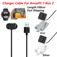 Charging Cable For Amazfit T-Rex 2 Charger Cradle For Amazfit T-Rex 2 USB Magnetic Charging Cable Accessories Protective Film