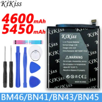 KiKiss BN41 BN43 BN45 BM46 Battery For Xiaomi Redmi Note 3 Pro 4 5 4X pro Lithium Polymer Bateria + Free tools