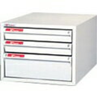 樹德 A4N-103P單排20cm高 桌上型資料櫃(米白抽)
