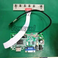 Yqwsyxl LCD LED EDP Control Board Monitor Kit for B156HTN03.6 LED LVDS (HDMI+VGA) screen Controller Driver Board