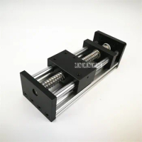 Double-axis Stepping Motor Ball screw Slide Table Linear Guide Slide Linear Drive Module Slide Table 1204/1605/1610-100MM 0.05MM