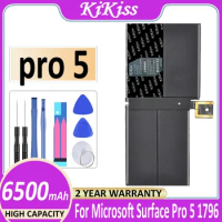KiKiss Battery 6500mAh For Microsoft Surface Pro 5 Pro5 1796 Series Tablet Bateria