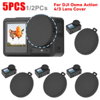 For DJI Osmo Action 4 Accessories TPU Sports Camera Lens Cover Anti-Scratch Lens Protective Cap for DJI Osmo Action 3 Lens Cover