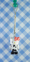 【震撼精品百貨】Hello Kitty 凱蒂貓~樂高手機吊飾-乳牛