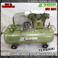SWAN AIR COMPRESSOR (S SERIES) SVP-201, KOMPRESOR ANGIN 1 HP ORIGINAL - Tanpa Penggerak