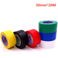 PVC electrical tape insulation high temperature resistant waterproof flame retardant lead free super adhesive tape 30mm * 20m
