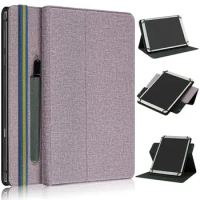 360 Rotation Kickstand Folio Leather Case for Lenovo Tab M 10 Plus 10.6 10.1 11 9 inch Tablet Universal Protective Cover