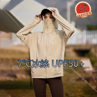 【臺灣現貨】-7℃真冰絲尼龍黑膠防曬外套 防曬衣 夏天外套 冰絲外套 薄外套 抗UV涼感外套 釣魚服 運動外套 遮陽外套
