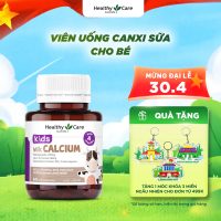 Viên uống Canxi sữa Healthy Care Kids Milk Calcium 270mg 60 viên  - Bổ sung Canxi và Vitamin D3, hỗ 