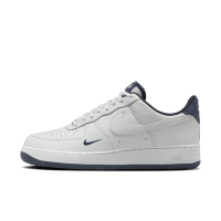 NIKE 耐吉 經典 皮革 男休閒鞋-白黑藍 AIR FORCE 1 07 LV8-HM9483001