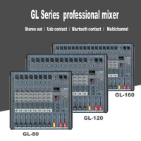8/12/16 channel Sound Audio Mixer 16 DSP Effect Bluetooth PC USB Play Recording Mixing DJ professional Console