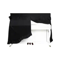 Dustproof upright Piano Cover Breathable Velvet Piano Full Covers Piano Keyboard Protective Cover Fit Most Pianos Piano Case
