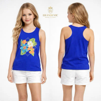 Pl*ce Tanktop Anak Motif Bunga Summer Fresh