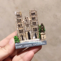 resin refrigerator sticker saint joseph cathedral
