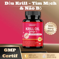 Zebora Krill Oil Omega-3 – Hỗ trợ tim mạch & não bộ, chống oxy hóa