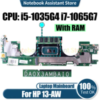 DA0X3AMBAI0 For HP 13-AW Laptop Mainboard L71985-601 i5-1035G4 i7-1065G7 Notebook Motherboard