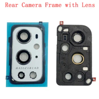 Rear Back Camera Lens Glass with Frame Holder For OnePlus 9 Pro Camera Frame Repair Spare Replacement Parts
