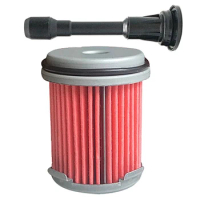 1Pcs 25450-P4V-013 Auto Transmission Filter &amp; 4Pcs Ignition Coil Boots Spark Plug Cap For Nissan Forjuke