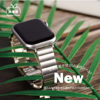 【蘋果庫Apple Cool】Apple Watch S7/6/SE/5/4 42/44/45mm 鎧甲金屬鋼扣