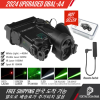 2024 NEW DBAL-A4 DUAL BEAM AIMING LASER with Infrared Spot Flood Illuminator Tactical Light for 7.62/5.56 Airsoft Accessories