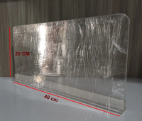 Sekat Anti ciprat tempat cuci piring dan kompor memasak bahan acrylic bisa juga untuk sekat meja ker