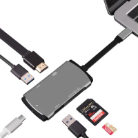 USB Type C HUB USB-C to 4K HDMI Charging SD Card Reader Dex Station Adapter For Macbook Pro Samsung Galaxy S8 S9 S8+ S9+ Note 8