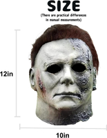 Michael Myers หน้ากากฮาโลวีนหน้ากากสยองขวัญ Masquerade Cosplay Party  Michael Myers เครื่องแต่งกายน่