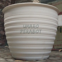 Pot Tawon Ukuran 30 Warna Putih / Pot Tanaman / Pot Bunga / Umaro Perabot