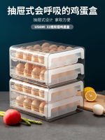 雞蛋盒抽屜式保鮮收納盒冰箱用放雞蛋的盒子防摔廚房蛋盒架托