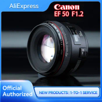 Canon EF 50mm F1.2 L USM Large Aperture Virtual Portrait Fixed Focus Lens for Full Frame Digital Camera EOS 90D 850D 5D Mark IV