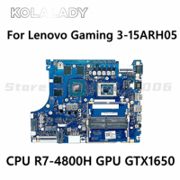 FRU 5B20S72595 For Lenovo Ideapad Gaming 3-15ARH05 laptop motherboard NM-D191 with CPU R7-4800H GPU GTX1650 4G 100% test work