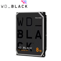 【WD 威騰】黑標 8TB 3.5吋 電競型內接硬碟(WD8002FZWX)
