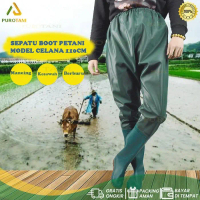 PRTN Sepatu Boots Celana Petani Sawah Panjang 110 Cm Hijau EG206CUCI GUDANG