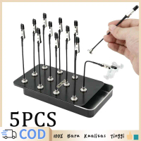 5pcs Klip Jepit Bentuk Mulut Buaya Baja Clip Kecil Metal Clip Bulldog Clip Untuk Memo/foto/penanda B