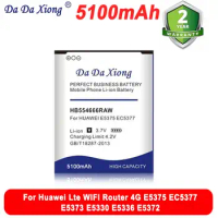 DaDaXiong 5100mAh HB5F2H For Huawei Lte WIFI Router 4G E5375 EC5377 E5373 E5330 E5336 E5372 Phone Battery