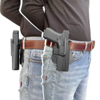 OWB Holster Paddle Polymer Fit: Sig Sauer 1911 / Springfield Operator 1911-A1 / Kimber 1911 5in - Outside Waistband Open Carry