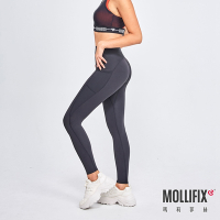 Mollifix 瑪莉菲絲高彈力訓練動塑褲 (黑+黑網)、瑜珈服、瑜珈褲、Legging