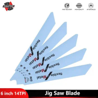 HAMPTON Jig Saw Blade 6" 14TPI 1/2/5Pcs for S922BF Metal Cutting Power Tools